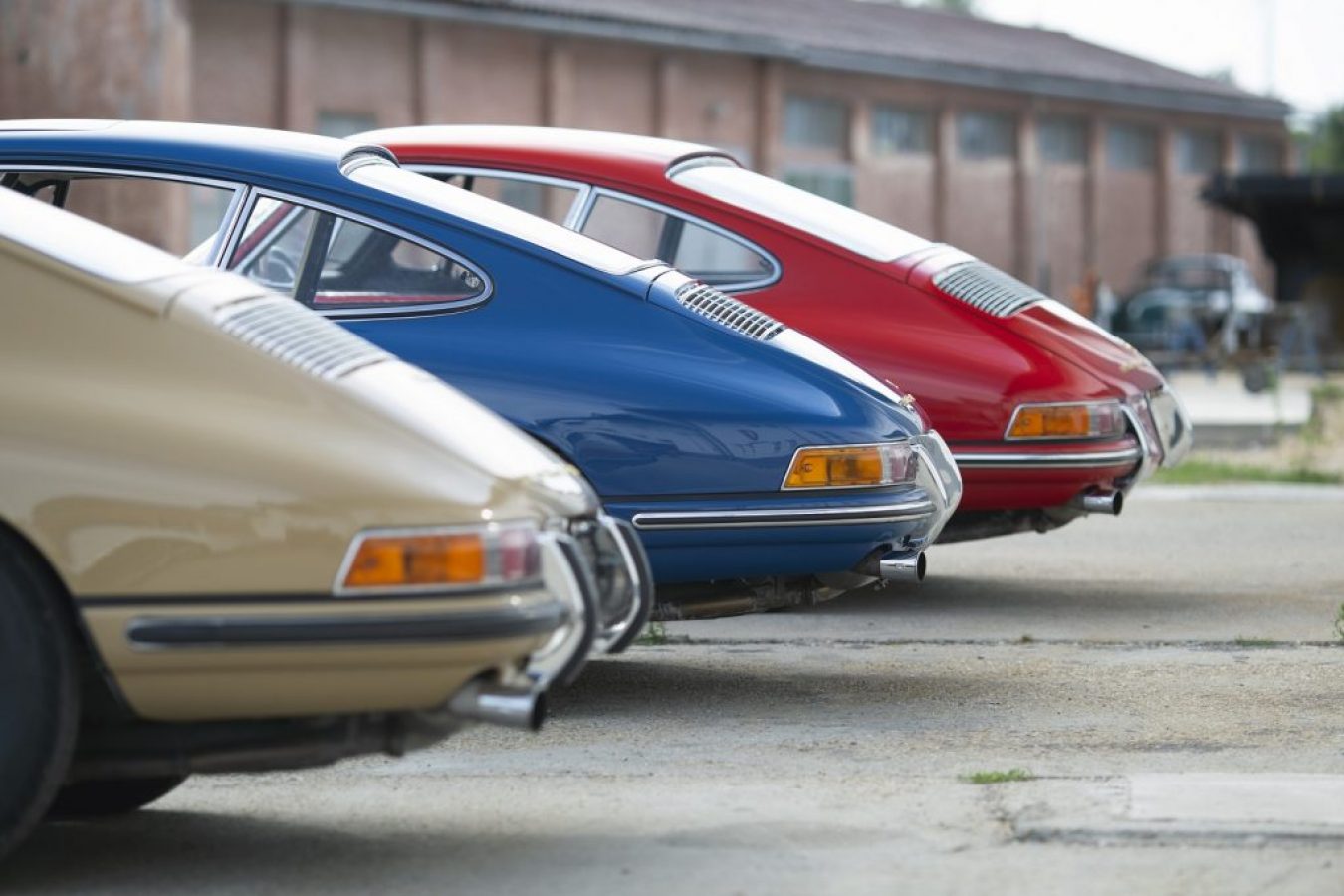 Drei Porsche Oldtimer
