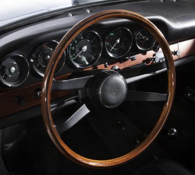 Lenkrad eines Porsche 911