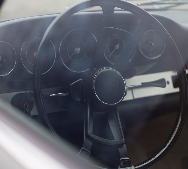 Lenkrad eines Porsche 911 SWB