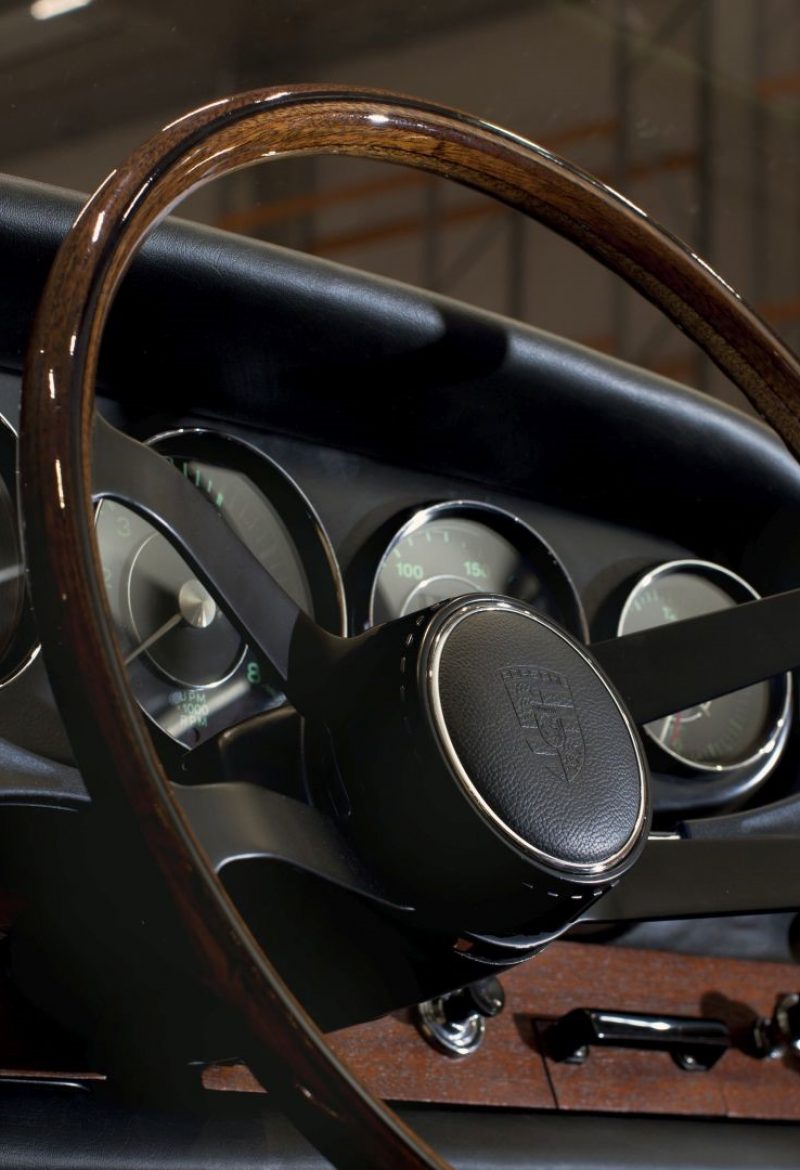 Porsche 911 SWB in Baliblau Lenkrad