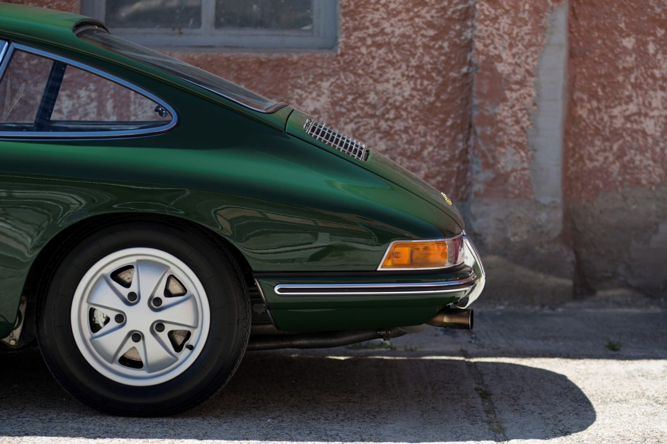 Porsche 911 SWB in Grün Kofferraum