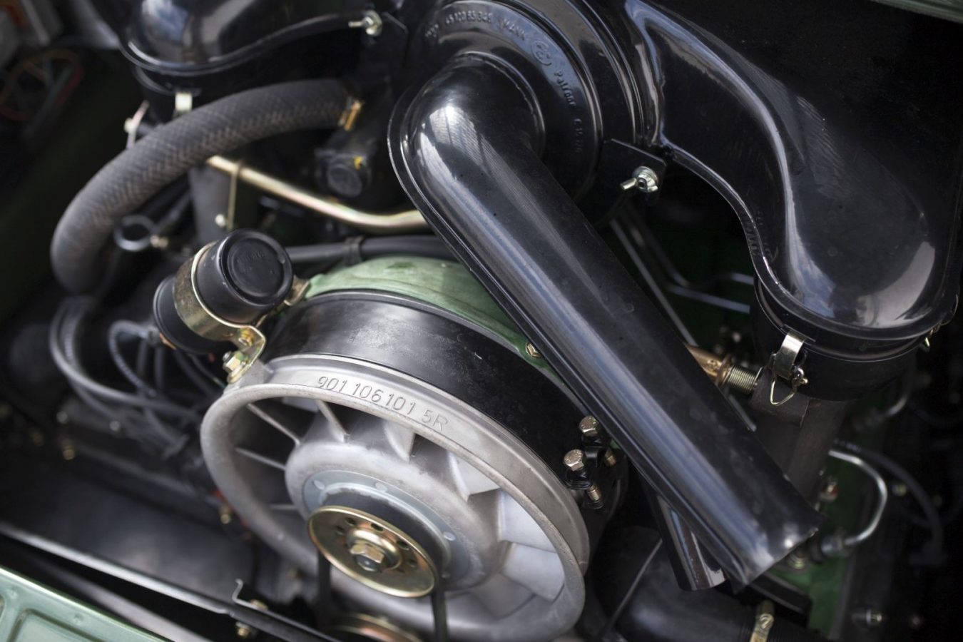 Motorblock eines Porsche 911E Targa
