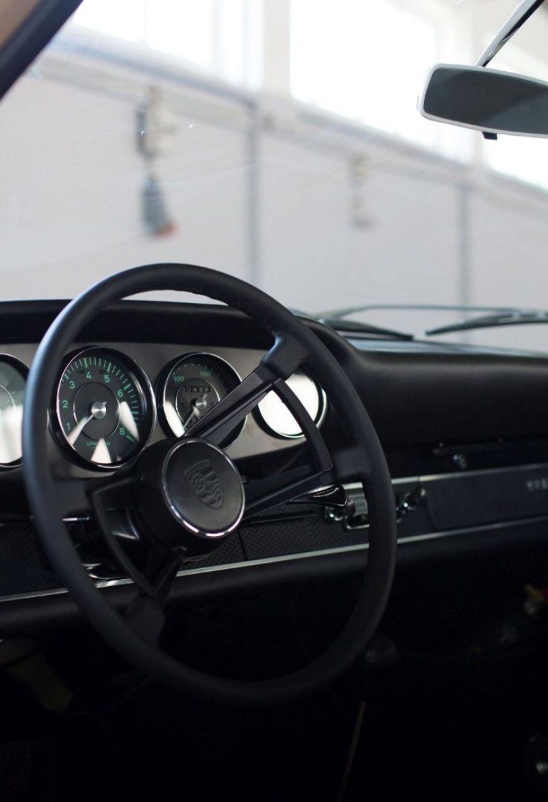 Lenkrad eines Porsche 911S SWB