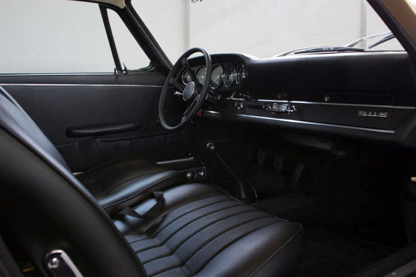 Innenraum eines Porsche 911S SWB