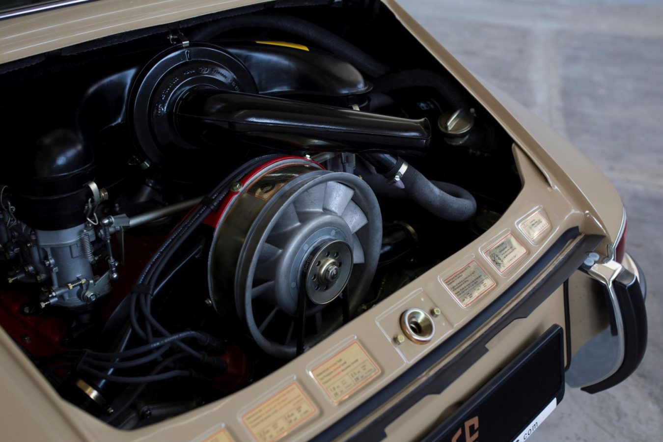 Motorblock eines Porsche 911S SWB