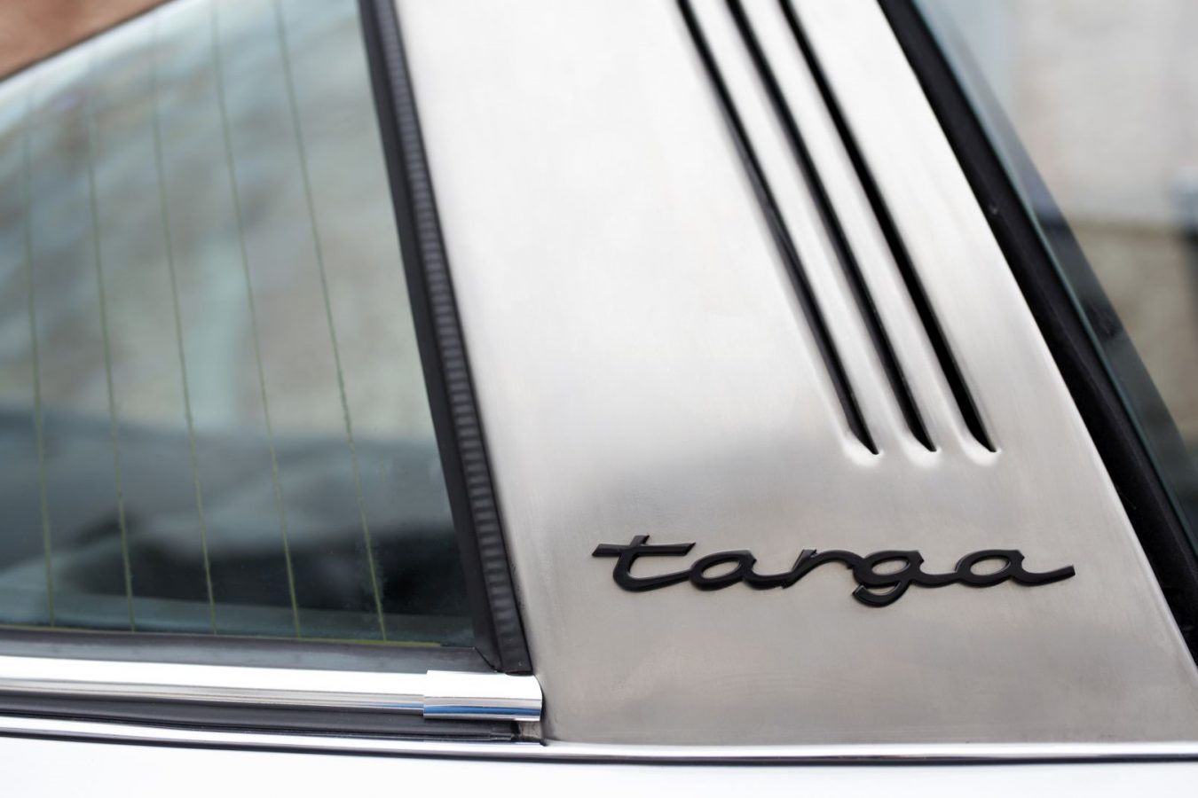 Porsche 911S Targa Targa Schriftzug