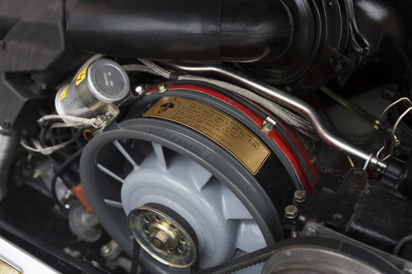 Motor eines Porsche 911S Targa