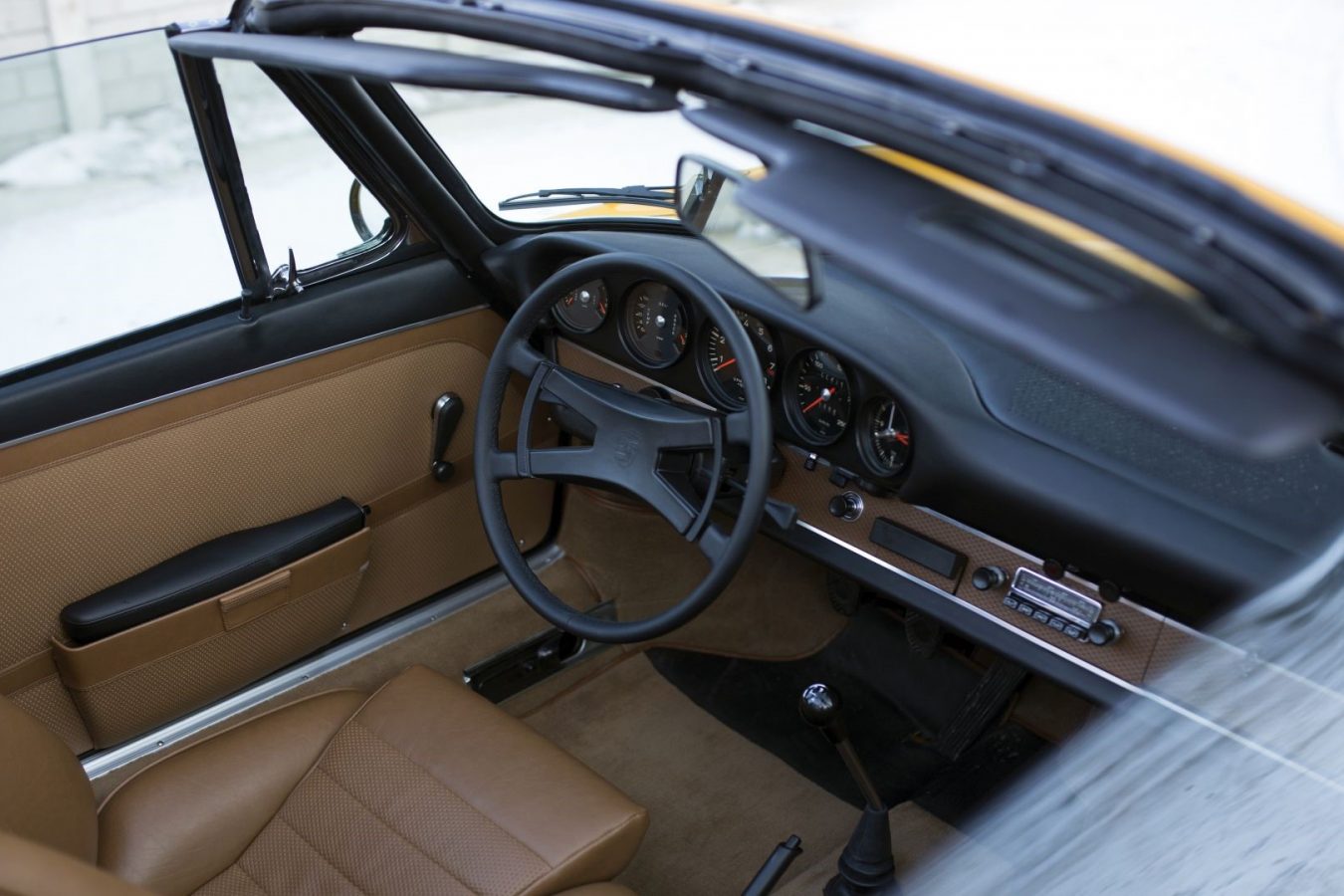 Innenraum eines Porsche 911S Targa