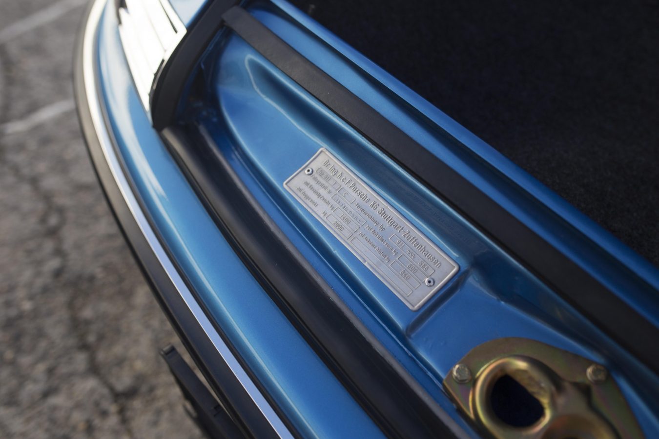 Porsche 911T Metallic Blau 7