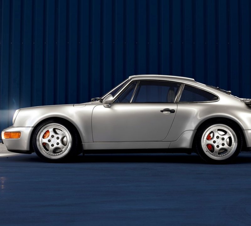 Porsche 964 3,6 Turbo in Silbergrau