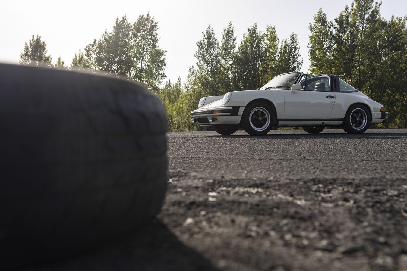 Chiffon Weisser Porsche 3